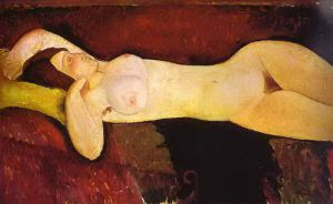 Amedeo Modigliani Werk - Le Grand Nu, der große Akt, 1917