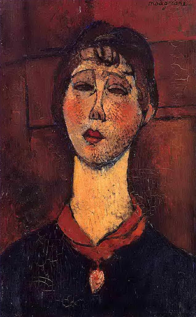 Amedeo Modigliani Ölgemälde - Madame Dorival 1916