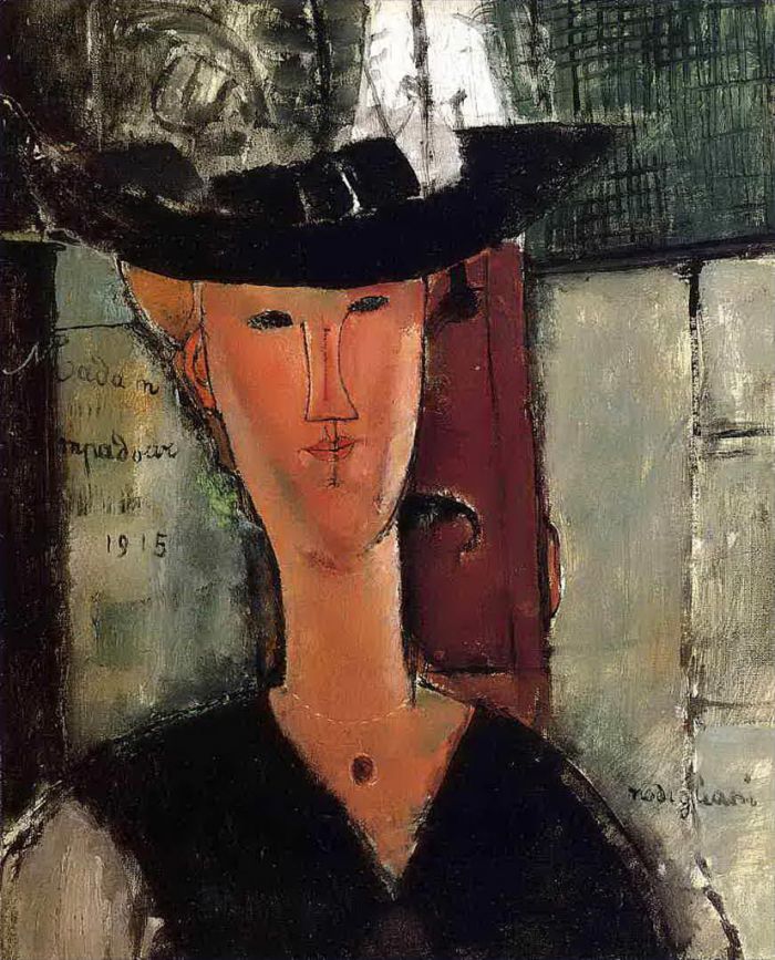 Amedeo Modigliani Ölgemälde - Madame Pompadour 1915