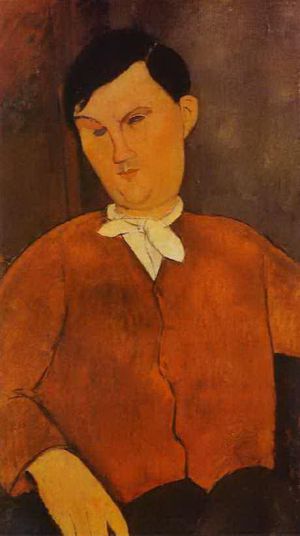 Amedeo Modigliani Werk - Monsier Deleu 1916