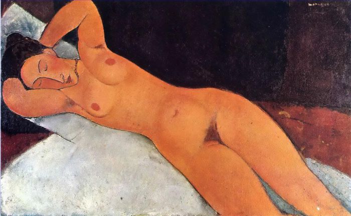 Amedeo Modigliani Ölgemälde - Akt 1917