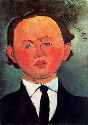 Amedeo Modigliani Werk - Oscar Miestchaninow 1917