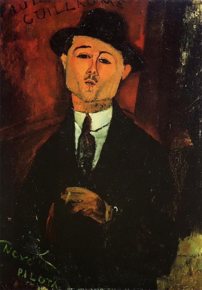 Amedeo Modigliani Ölgemälde - Paul Guillaume 1915