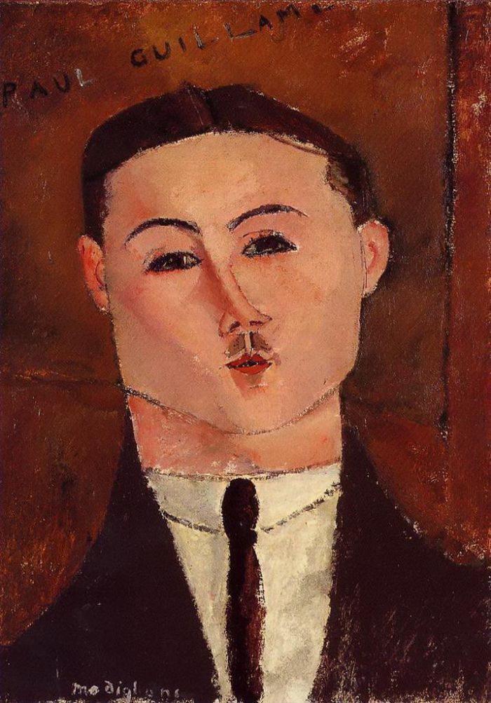 Amedeo Modigliani Ölgemälde - Paul Guillaume 1916