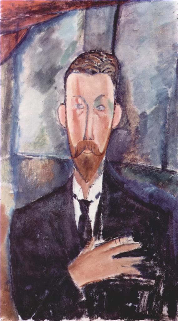 Amedeo Modigliani Ölgemälde - Porträt von Paul Alexander 1913