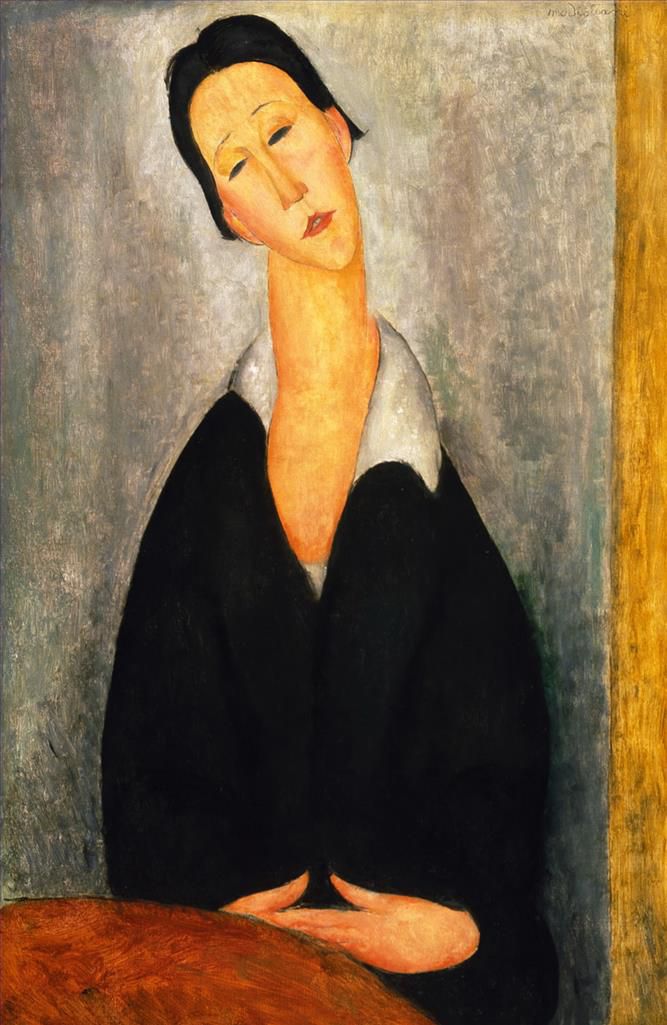Amedeo Modigliani Ölgemälde - Porträt einer polnischen Frau