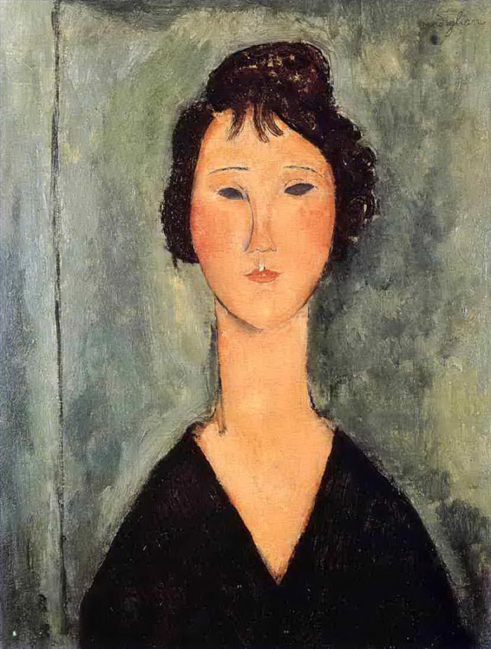Amedeo Modigliani Ölgemälde - Porträt einer Frau 1919