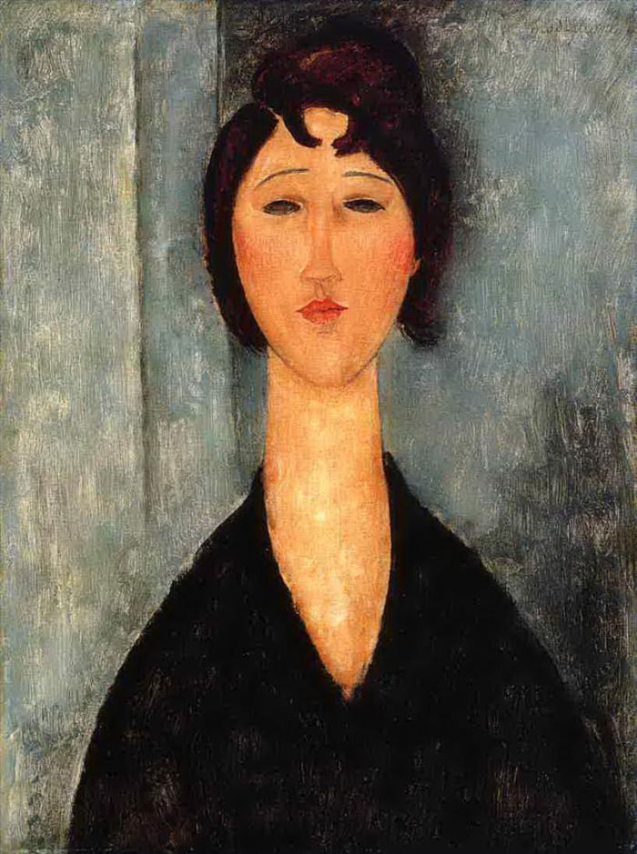 Amedeo Modigliani Ölgemälde - Porträt einer jungen Frau