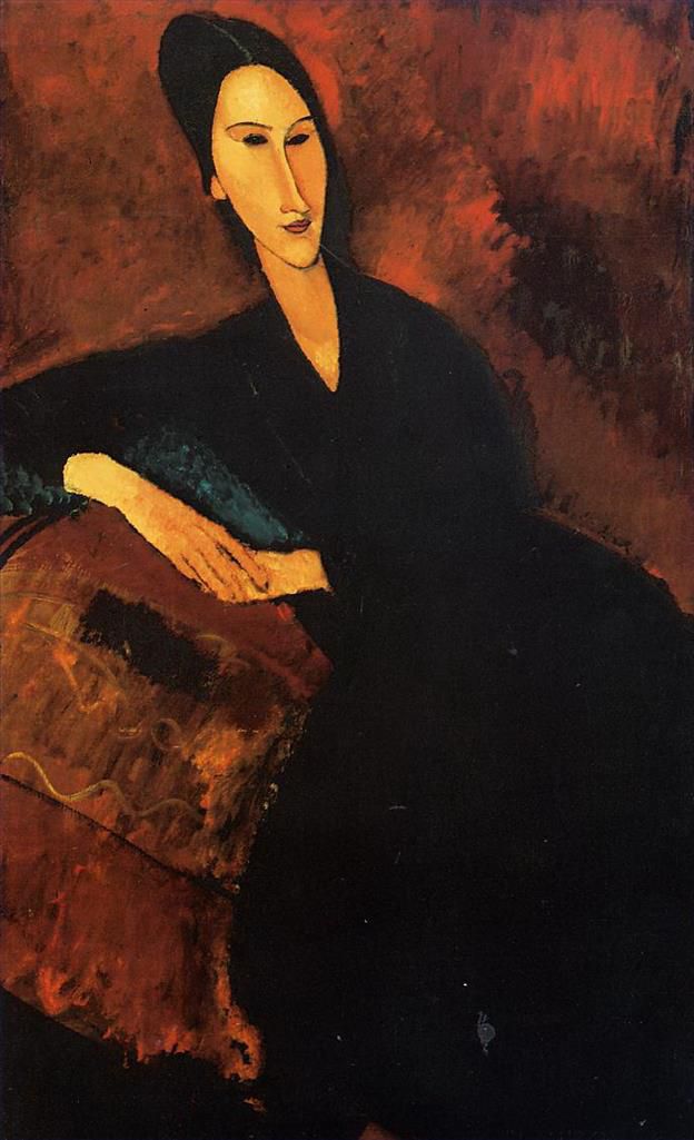 Amedeo Modigliani Ölgemälde - Porträt von Anna Zborowska 1917