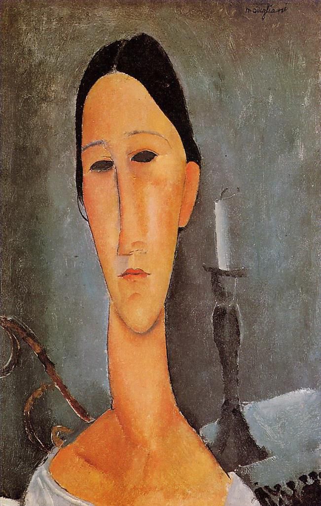 Amedeo Modigliani Ölgemälde - Porträt von Anna Zborowska 1919
