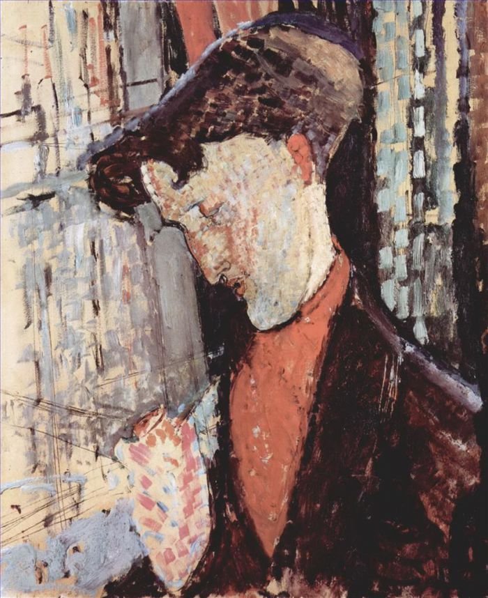 Amedeo Modigliani Ölgemälde - Porträt von Frank Haviland Burty 1914