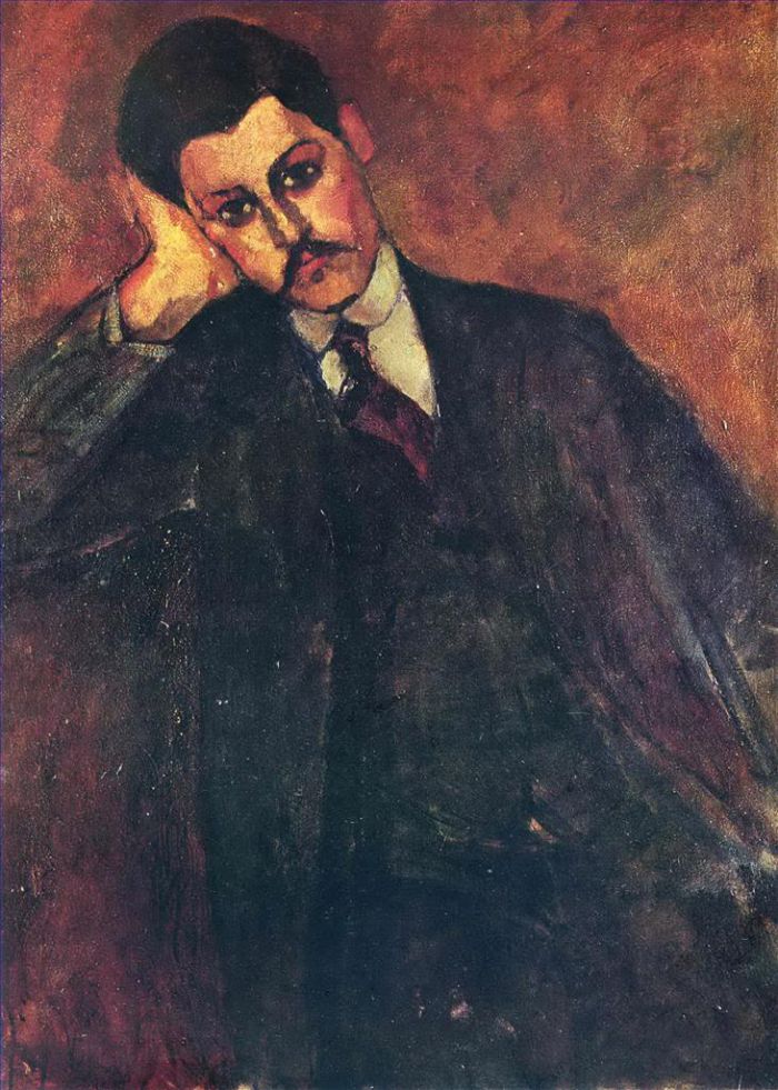 Amedeo Modigliani Ölgemälde - Porträt von Jean Alexandre 1909