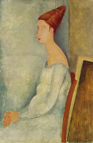 Amedeo Modigliani Werk - Porträt von Jeanne Hébuterne 1918 2