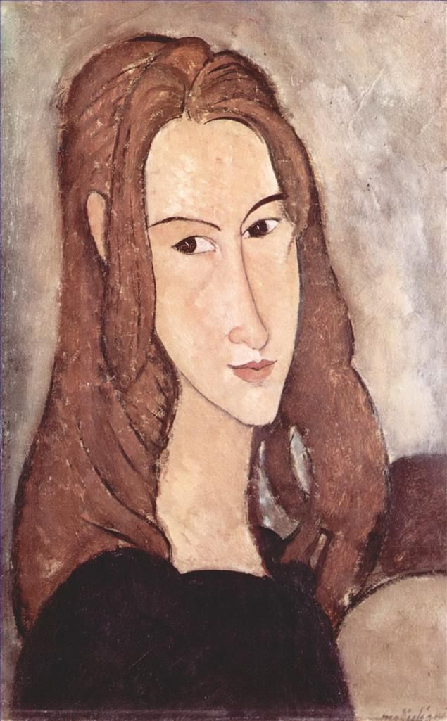 Amedeo Modigliani Ölgemälde - Porträt von Jeanne Hébuterne 1918 3