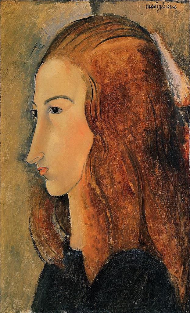 Amedeo Modigliani Ölgemälde - Porträt von Jeanne Hébuterne 1918