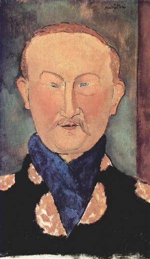 Amedeo Modigliani Werk - Porträt von Leon Bakst 1917