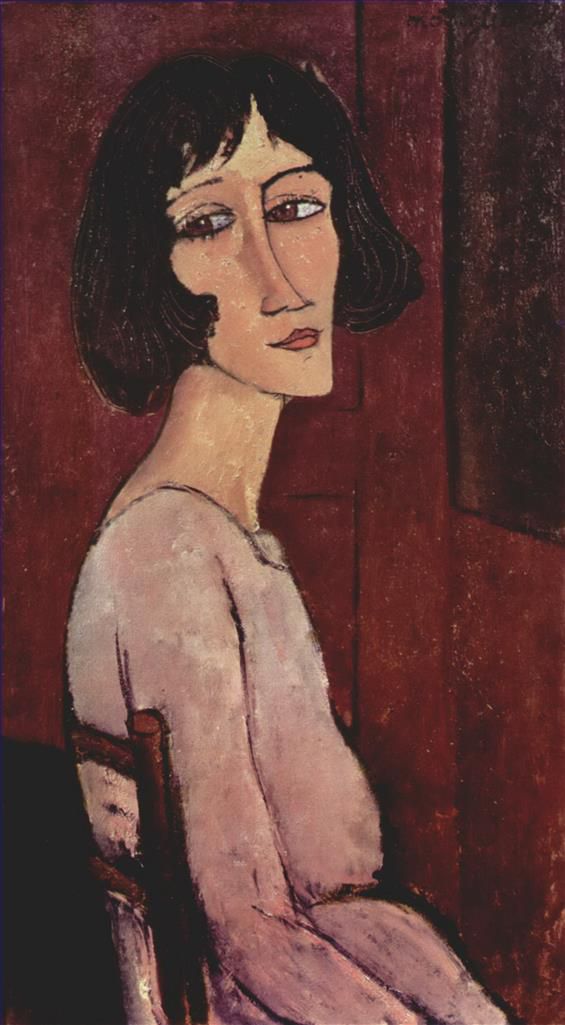 Amedeo Modigliani Ölgemälde - Porträt von Margarita 1916
