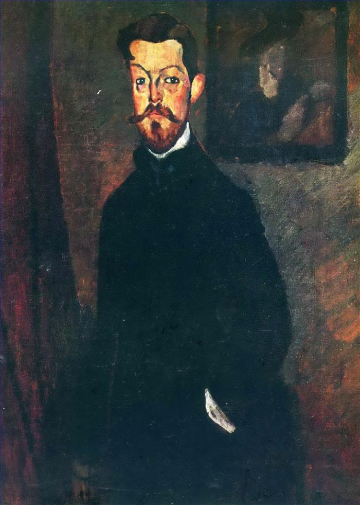 Amedeo Modigliani Ölgemälde - Porträt von Paul Alexandre 1909