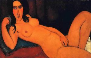 Amedeo Modigliani Werk - liegender Akt 1917 2