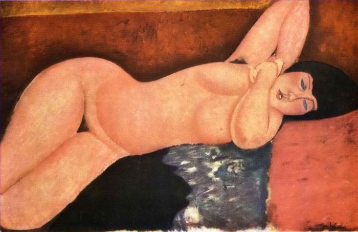Amedeo Modigliani Ölgemälde - liegender Akt