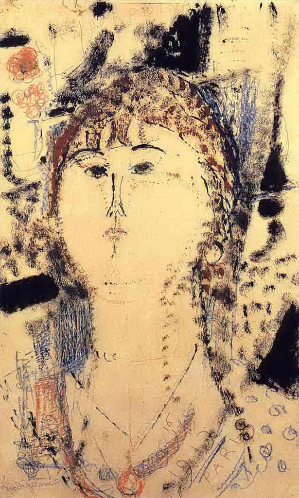 Amedeo Modigliani Ölgemälde - Rosa Porprina 1915