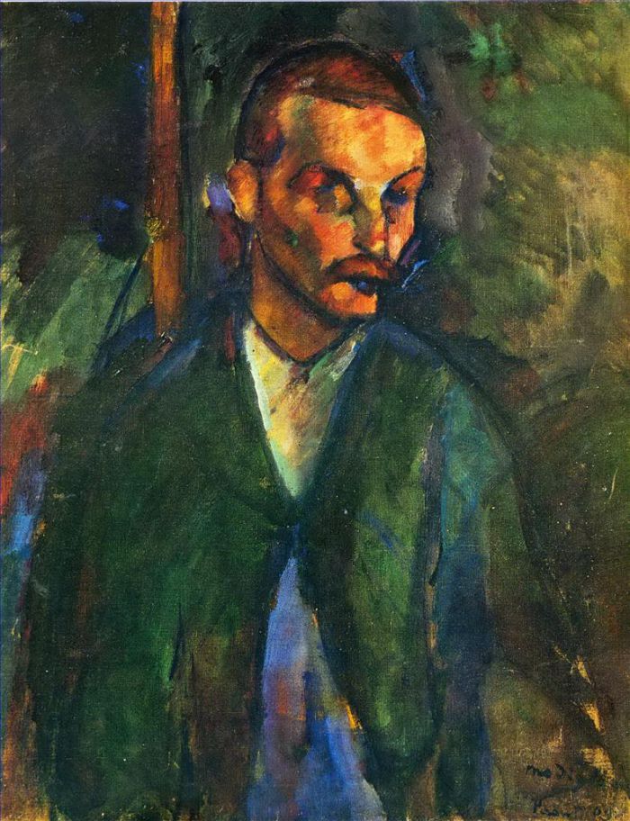 Amedeo Modigliani Ölgemälde - Der Bettler von Livorne 1909
