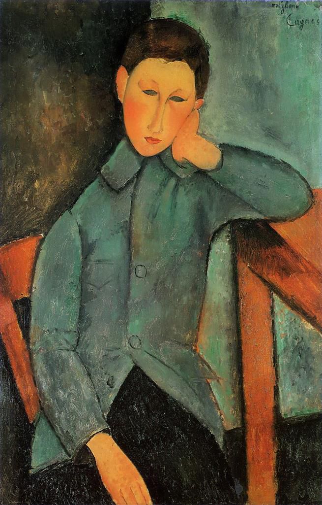 Amedeo Modigliani Ölgemälde - der Junge