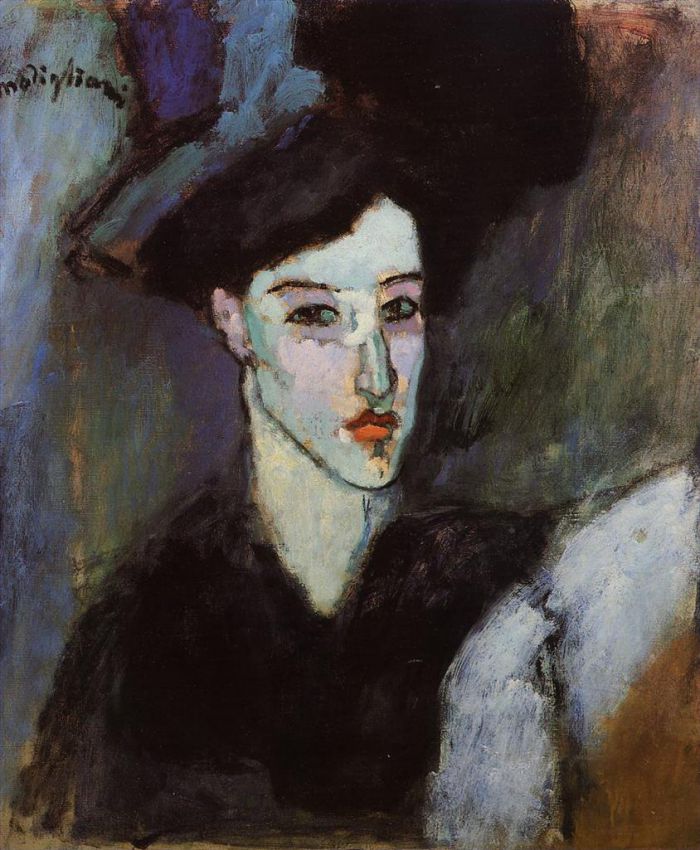 Amedeo Modigliani Ölgemälde - Die Jüdin 1908