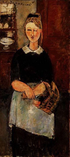 Amedeo Modigliani Werk - Die hübsche Hausfrau 1915
