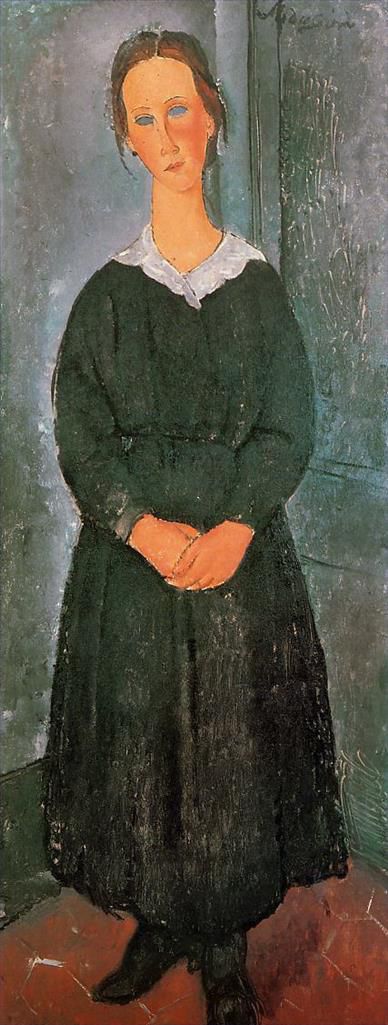 Amedeo Modigliani Ölgemälde - das Dienstmädchen