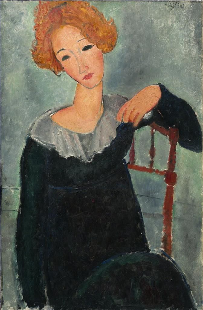 Amedeo Modigliani Ölgemälde - Frauen mit roten Haaren Amedeo Modigliani