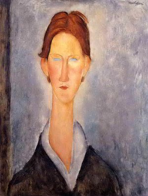 Amedeo Modigliani Werk - junger Mann Student 1919