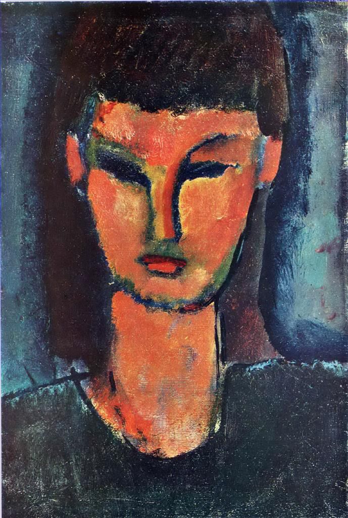 Amedeo Modigliani Ölgemälde - junge Frau 1910