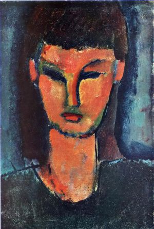 Amedeo Modigliani Werk - junge Frau 1910