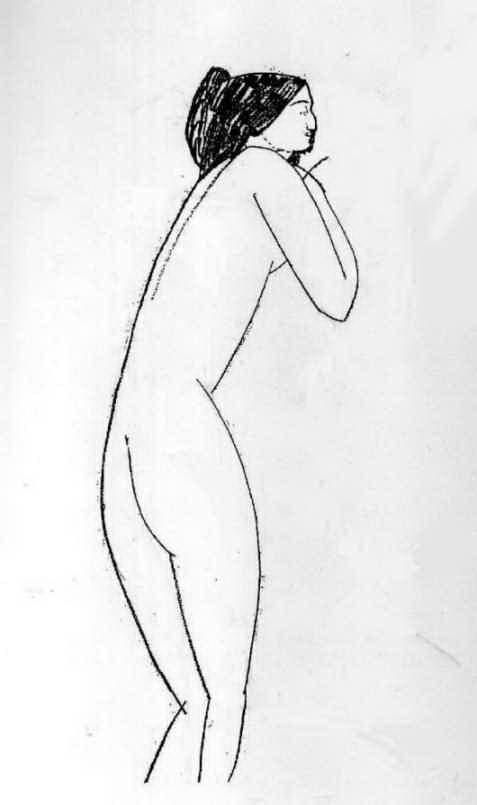 Amedeo Modigliani Andere Malerei - Anna Achmatowa 1911