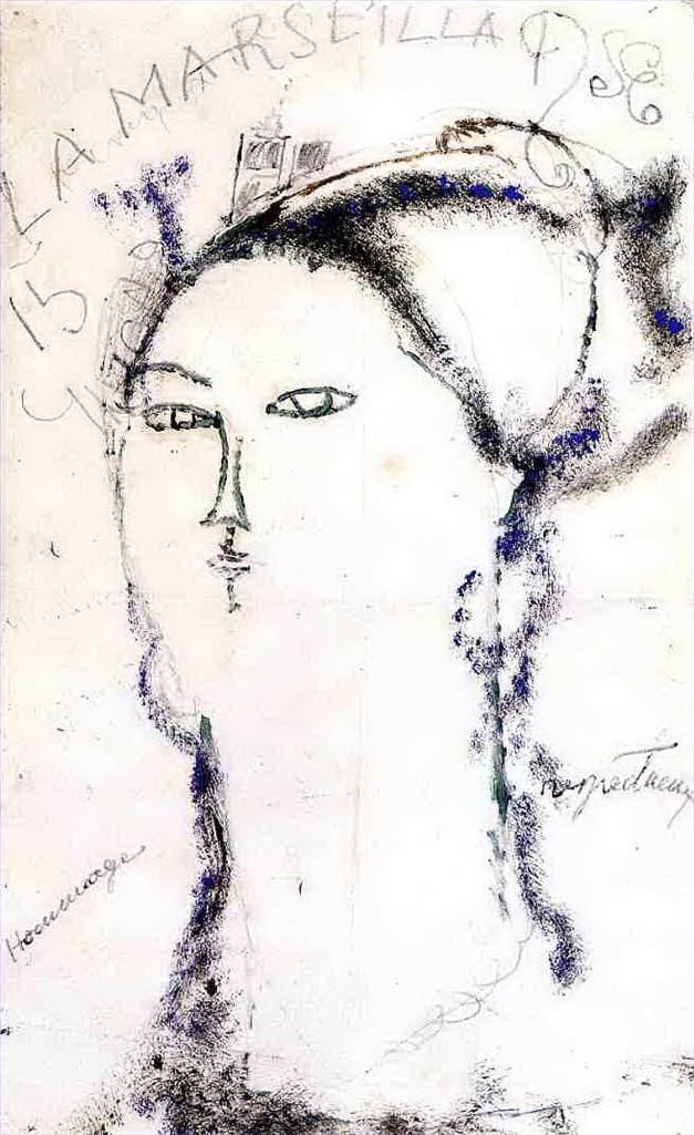 Amedeo Modigliani Andere Malerei - Madame Othon Friesz La Marseillaise 1915