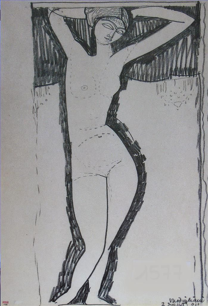 Amedeo Modigliani Andere Malerei - nackt