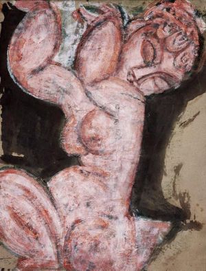 Amedeo Modigliani Werk - Rosenkaryatide Audace 1913