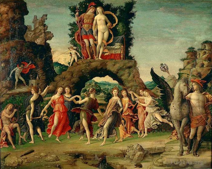 Andrea Mantegna Ölgemälde - Parnass