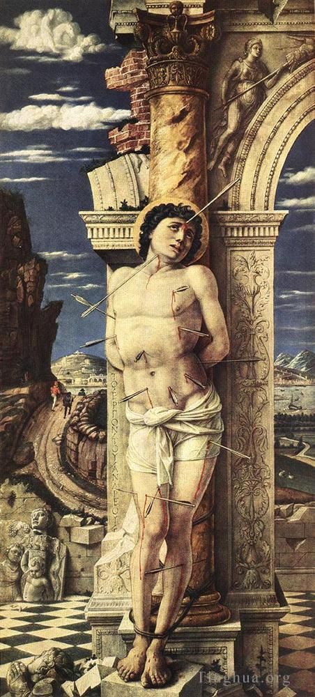Andrea Mantegna Ölgemälde - St. Sebastian1