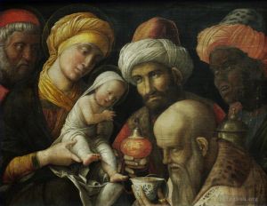 Andrea Mantegna Werk - Die Anbetung der Heiligen Drei Könige
