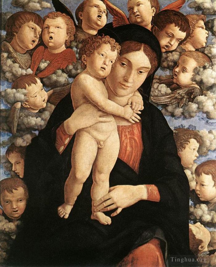 Andrea Mantegna Ölgemälde - Die Madonna der Cherubim