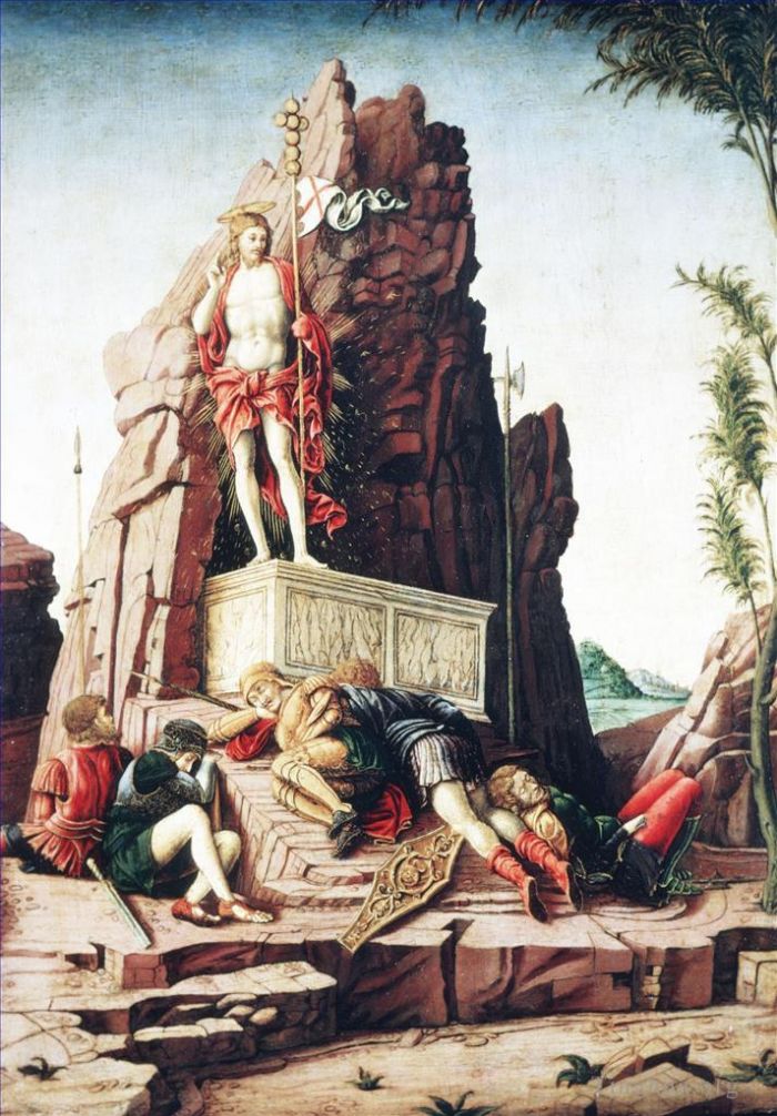 Andrea Mantegna Ölgemälde - Die Auferstehung