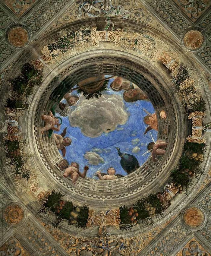 Andrea Mantegna Andere Malerei - Decken-Oculus