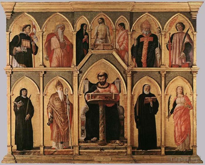Andrea Mantegna Andere Malerei - Altarbild von San Luca