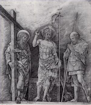 Andrea Mantegna Werk - Die Auferstehung Christi