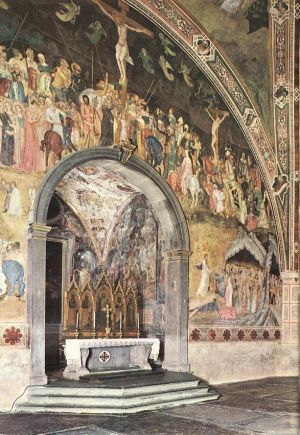 Andrea da Firenze Werk - Fresken an der Mittelwand