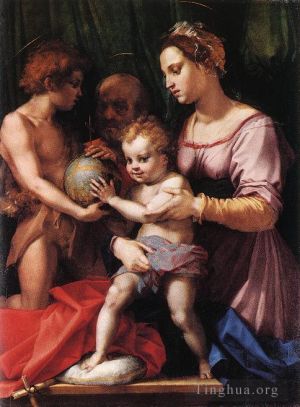 Andrea del Sarto Werk - Heilige Familie Borgherini