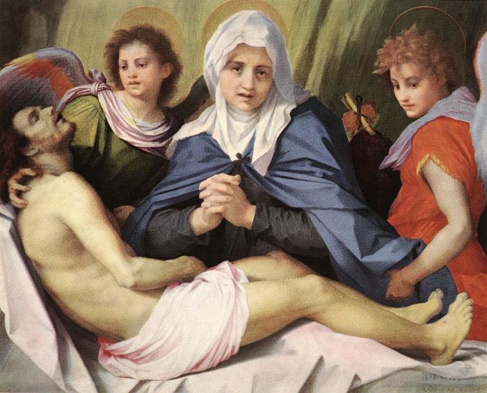 Andrea del Sarto Ölgemälde - Beweinung Christi
