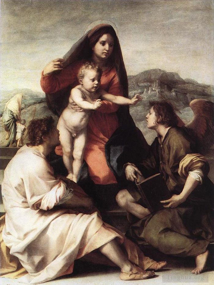 Andrea del Sarto Ölgemälde - Madonna della Scala